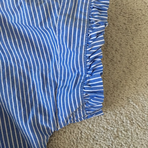J.Crew Ruffle Trim Popover Short Sleeve Shirt - Picture 5 of 7